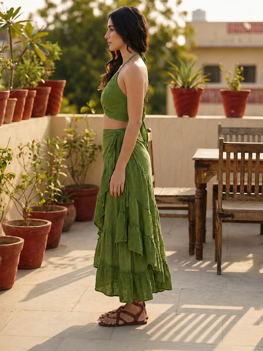 Elowen Halter Crop Top
